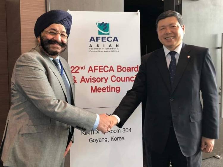 Mr. Ravinder Sethi, MD, RE Rogers Re-elected as the 2nd Vice President of Asian Federation of Exhibitions & Conventions Associations (AFECA)